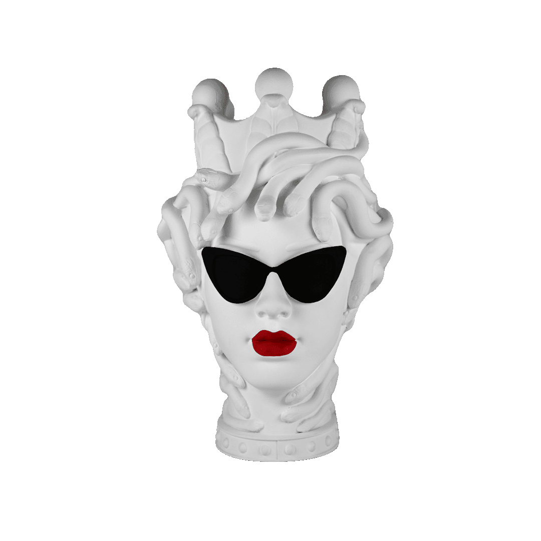 ראש דקורטיבי במגוון צבעים - לבן | LA VIPERA