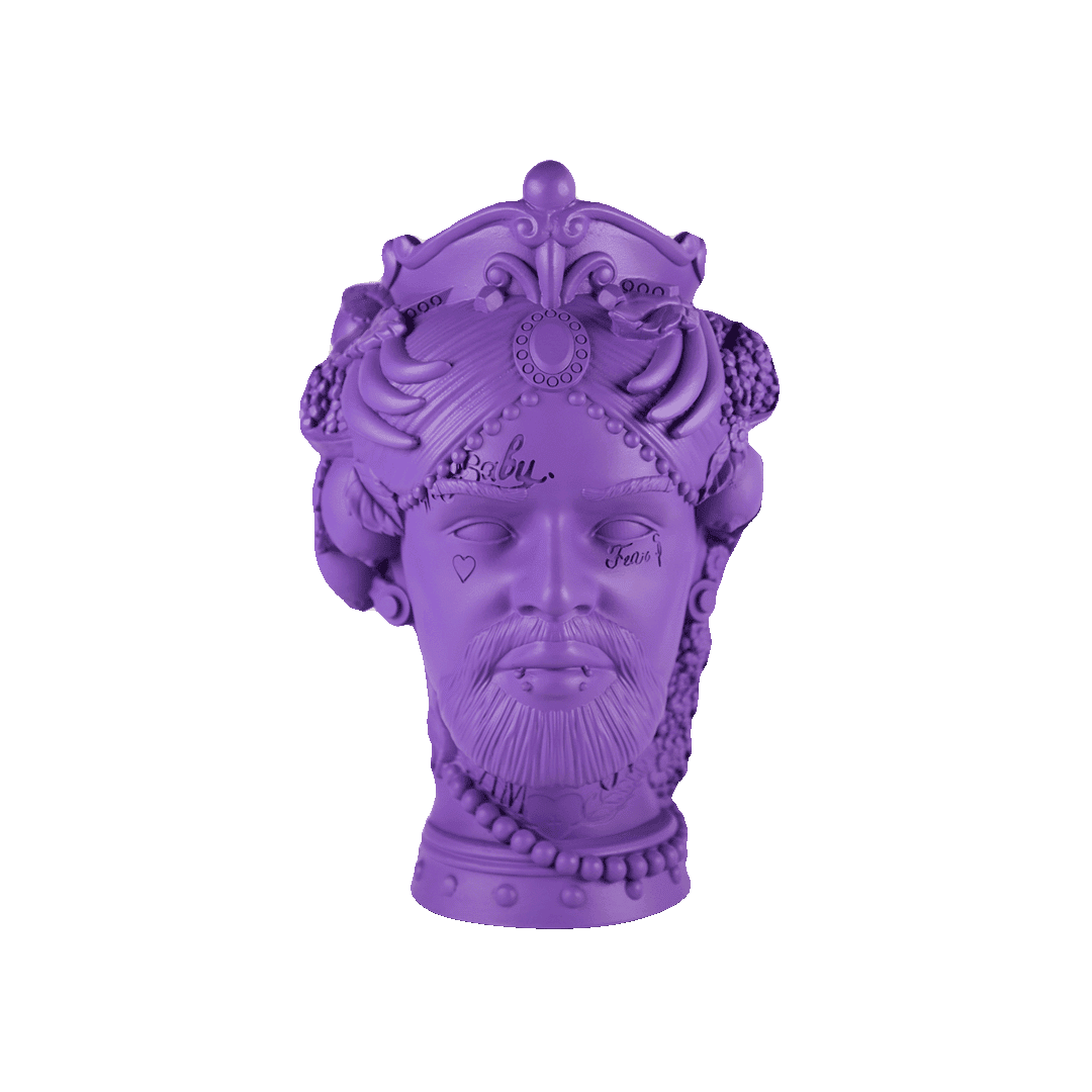 ראש דקורטיבי במגוון צבעים - סגול | IL TRASGRESSIVO