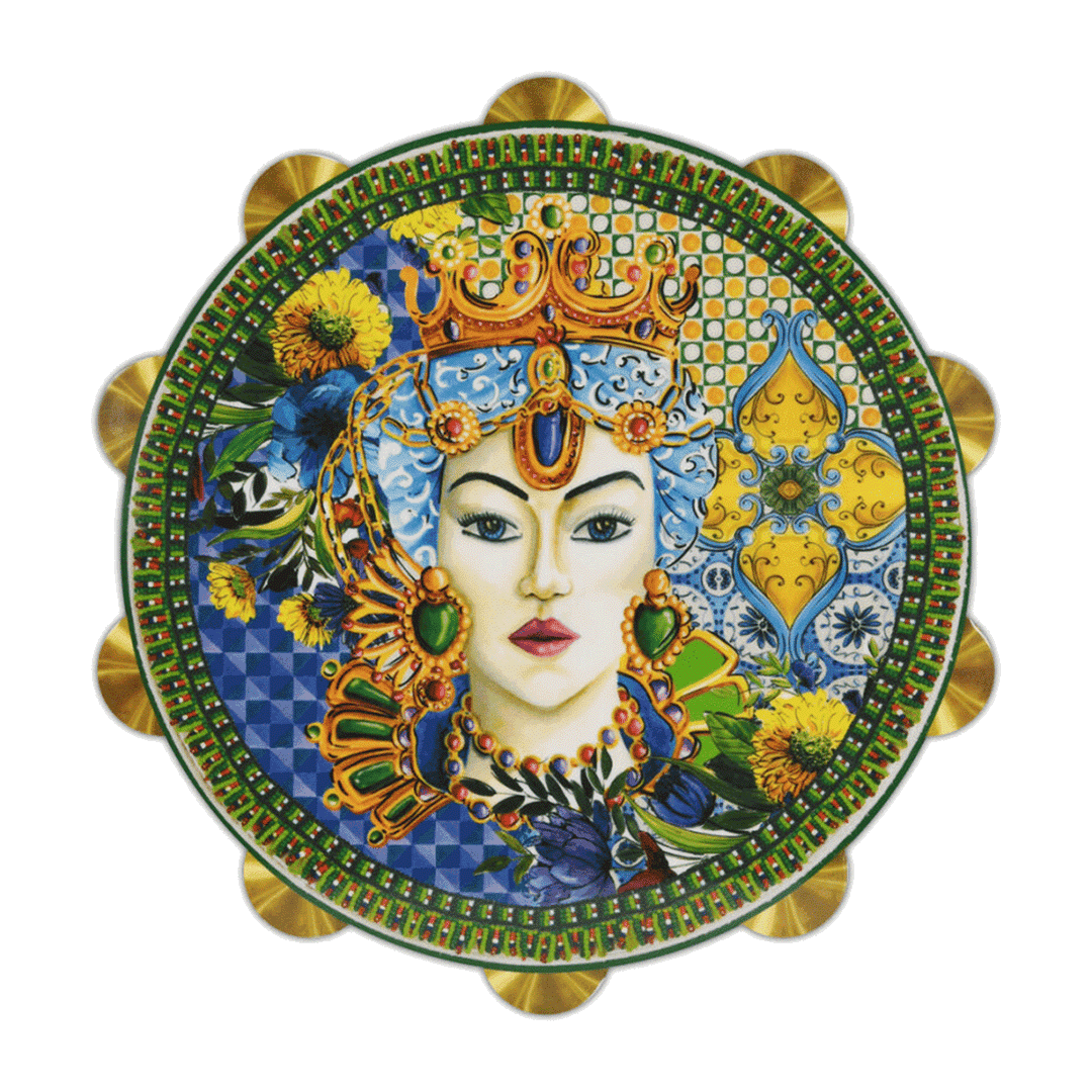 קרש חיתוך מיני בצורת תוף במגוון צבעים - Sicily | ירוק