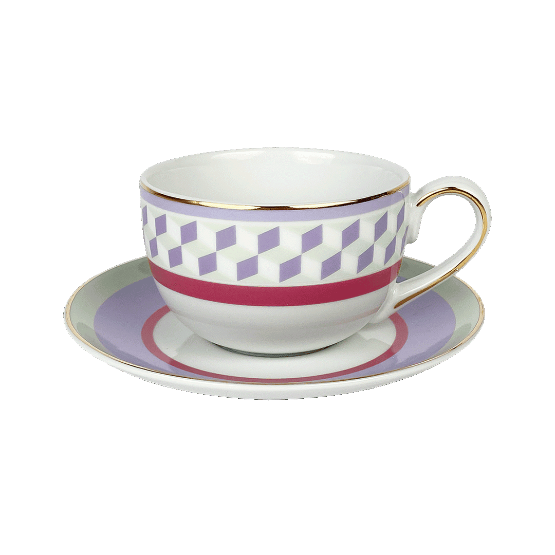 ספל אספרסו עם תחתית - Firenze