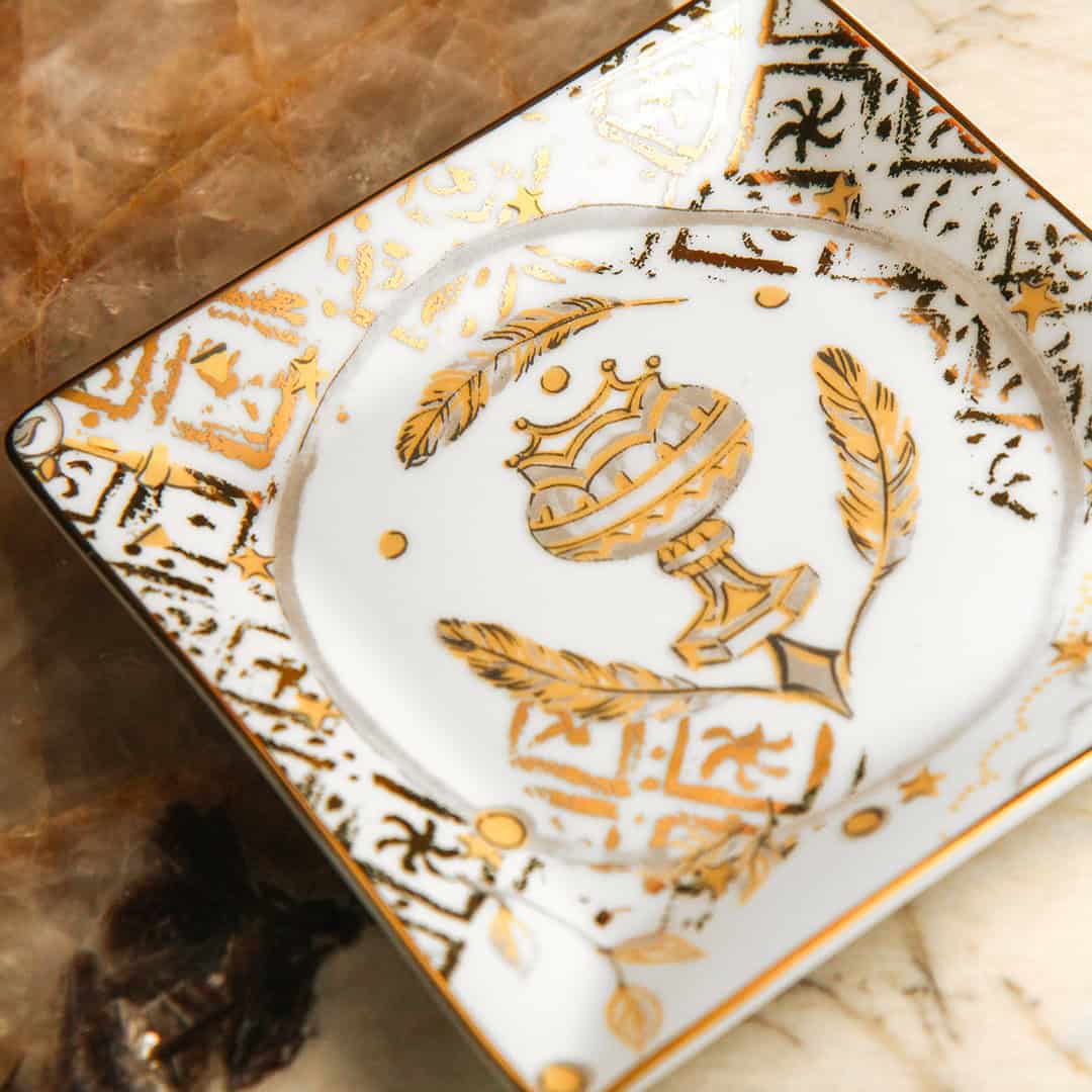 צלוחית מרובעת במגוון דגמים - CUP