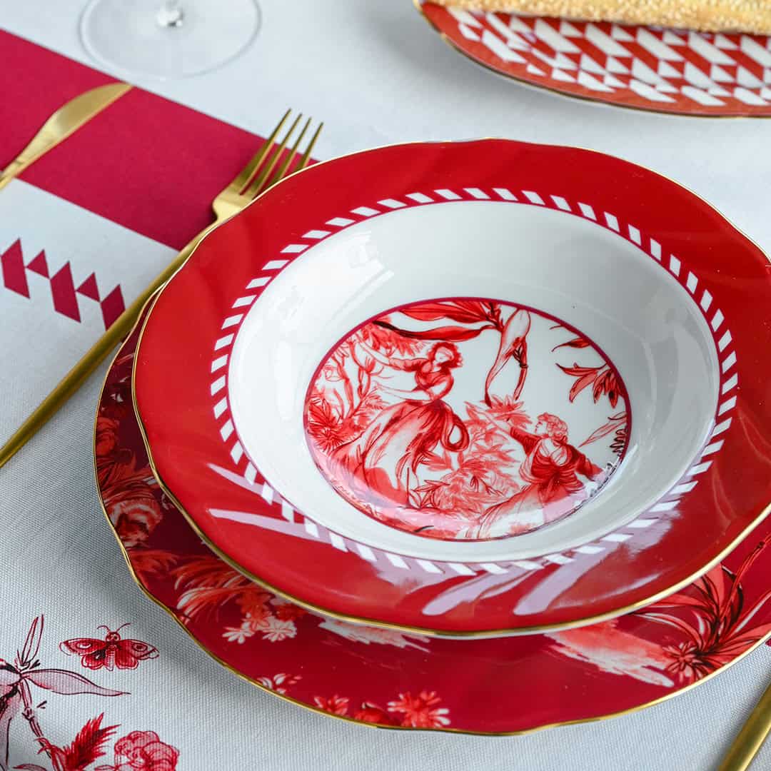 צלחת מרק - Le rouge | PLAROU