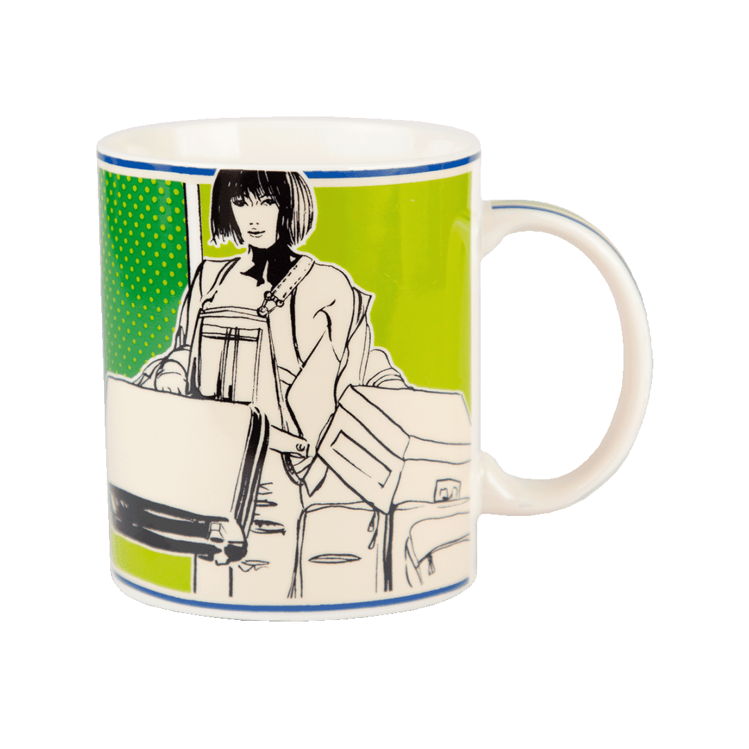 מאג במגוון צבעים - ירוק