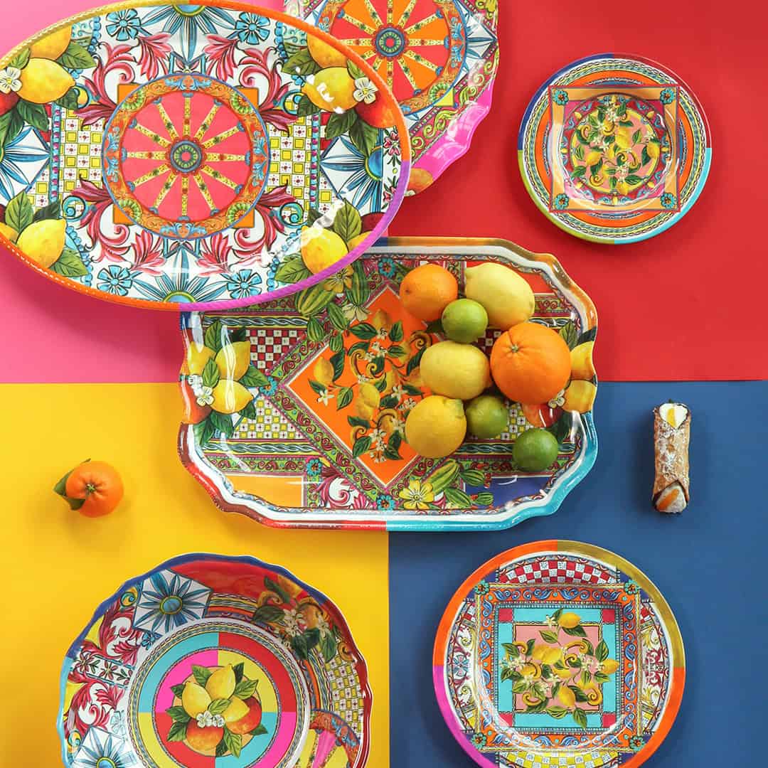 צלחת הגשה אובלית - Ortigia