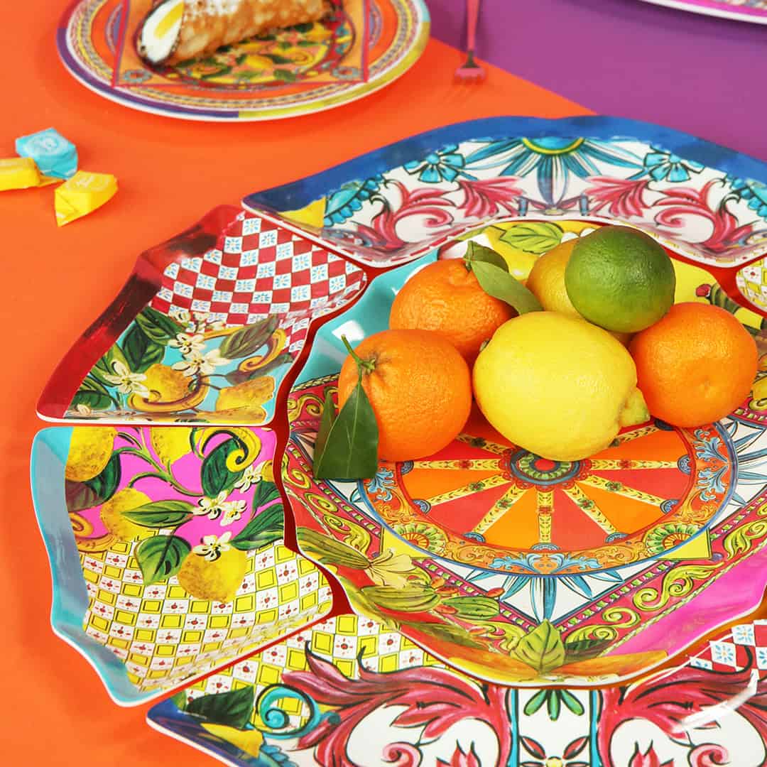 סט צלחות 7 חלקים מודולרית - Ortigia