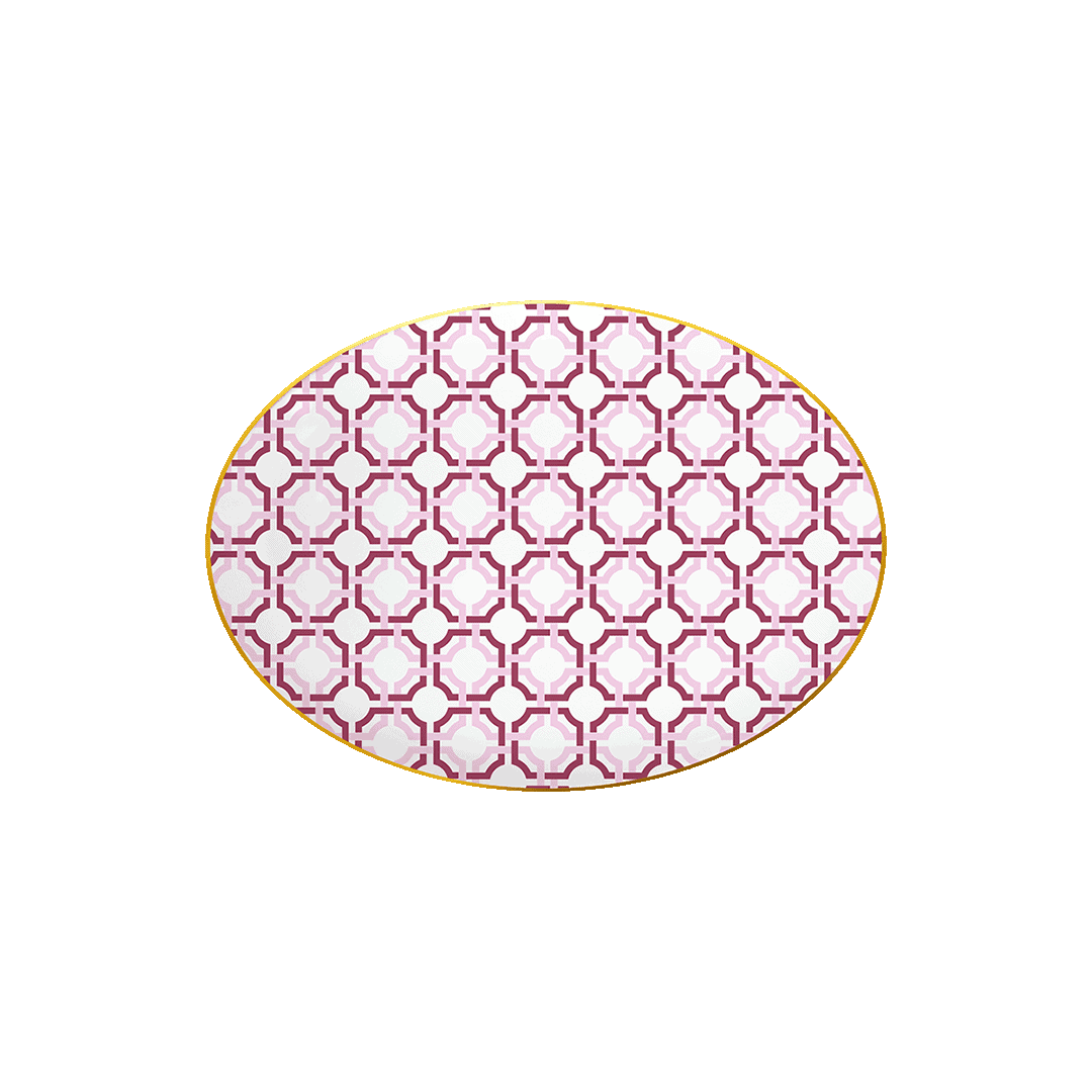 צלחת הגשה אובלית - 31x23 ס"מ | Firenze