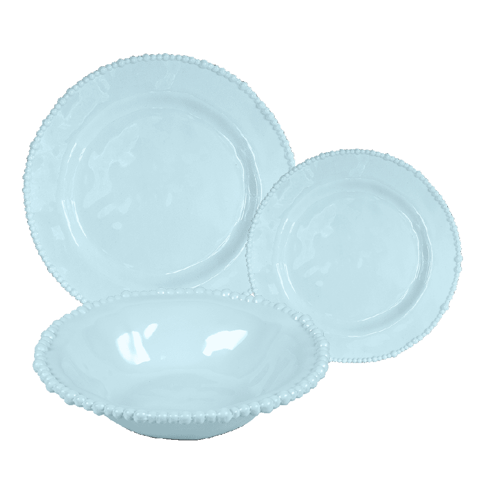 סט צלחות 18 חלקים במגוון צבעים - Joke