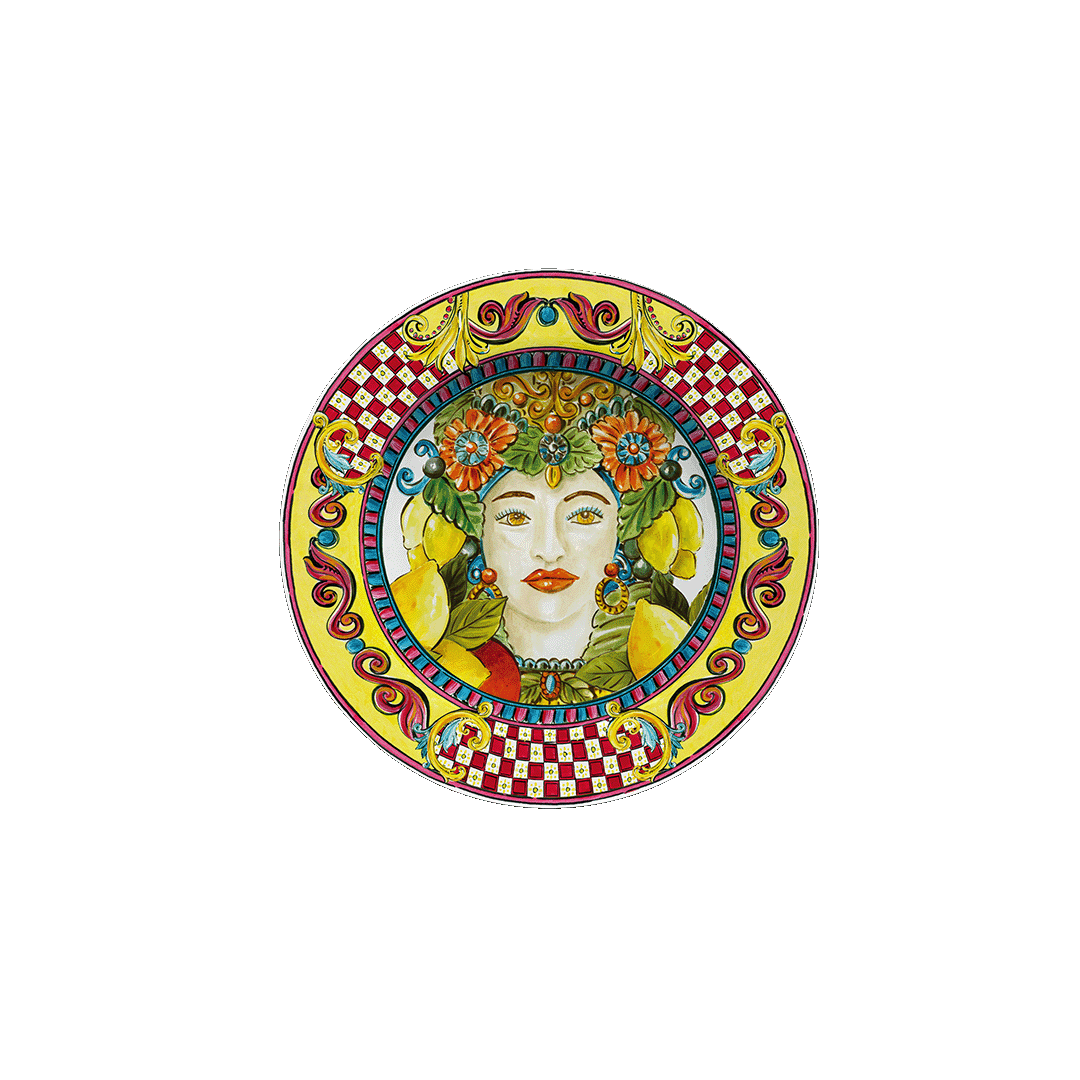 צלחת ראשונה/קינוח במגוון צבעים - Sicily | כתום