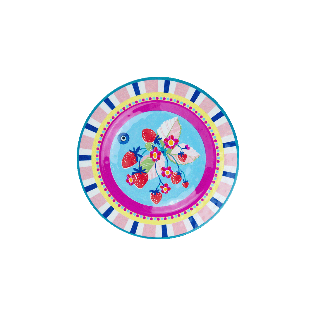 צלחת ראשונה/קינוח במגוון דגמים - STRAWBERRY