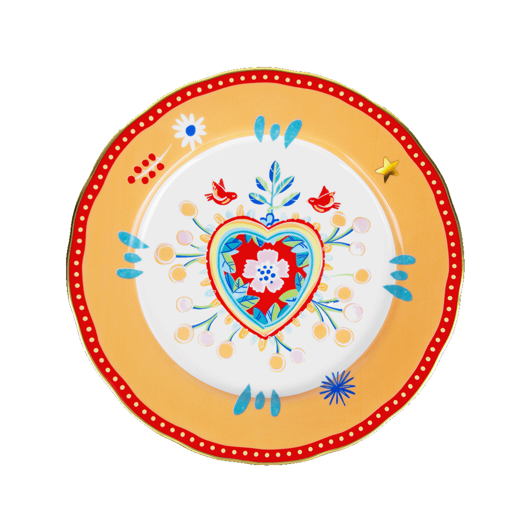 צלחת עיקרית במגוון דגמים - HEART