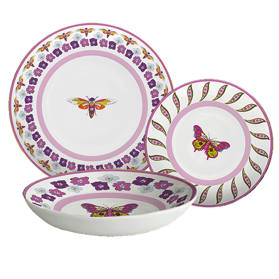 סט צלחות 18 חלקים  - Amazzonia | PLAAMA