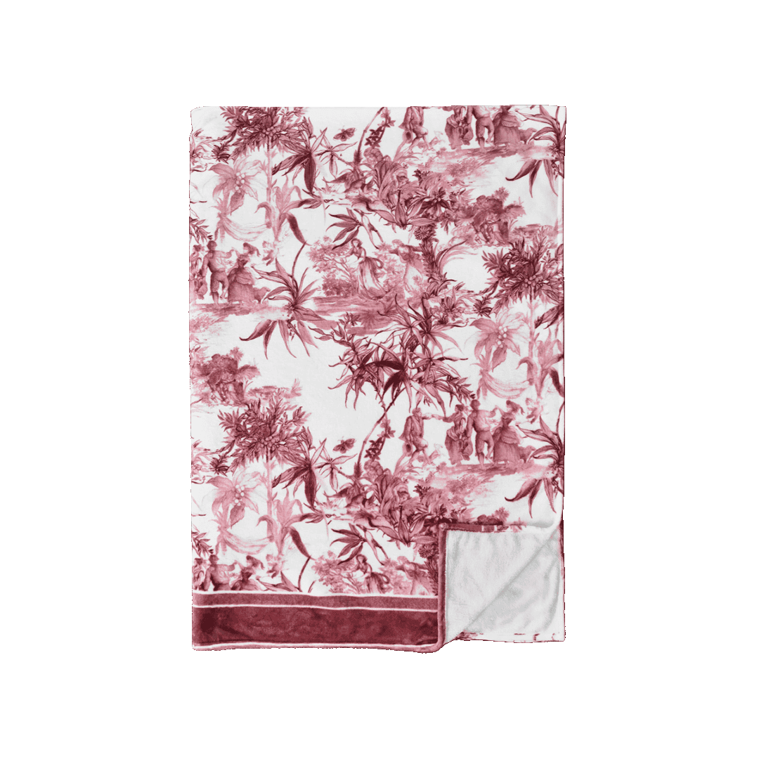 שמיכה אלגנטית במגוון צבעים - אדום