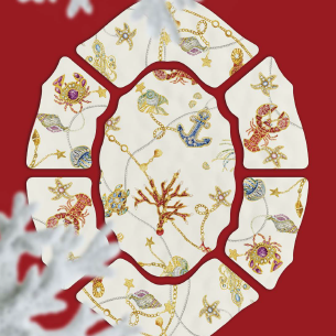 סט צלחות 7 חלקים מודולרית - Portofino