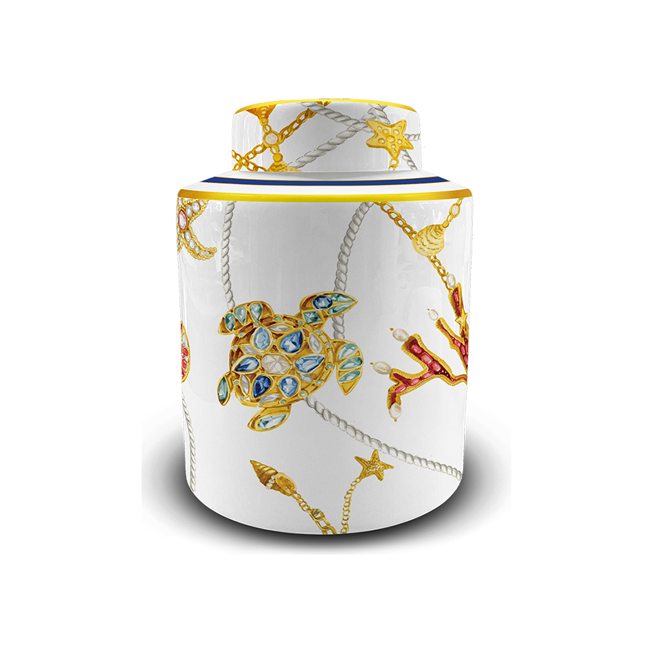 כד/כלי אחסון עם מכסה - Portofino