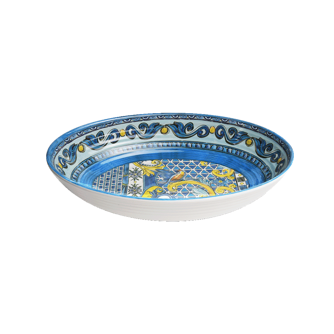 קערת הגשה אובלית במגוון צבעים - Sicily | כחול