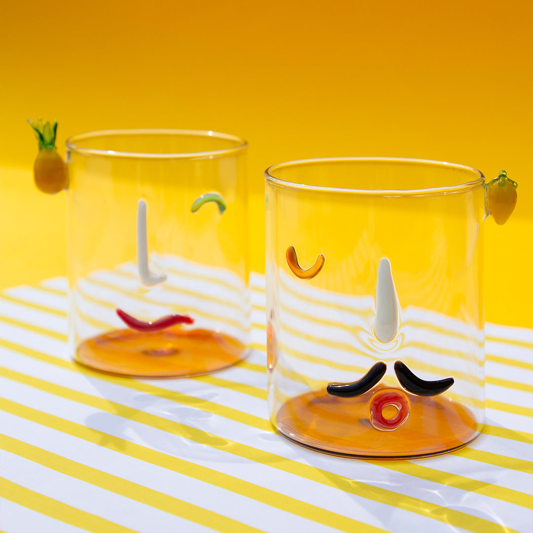 סט 2 כוסות - Romeo & Giulietta | צהוב