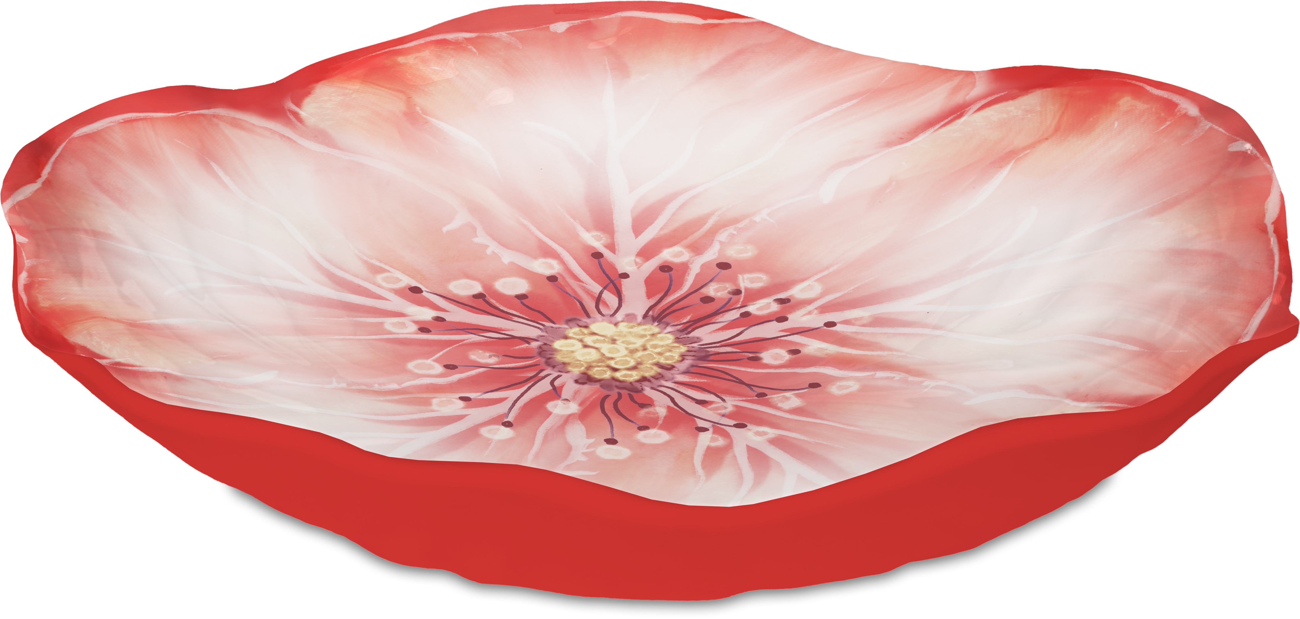 קערת הגשה רחבה במגוון צבעים - אלמוג