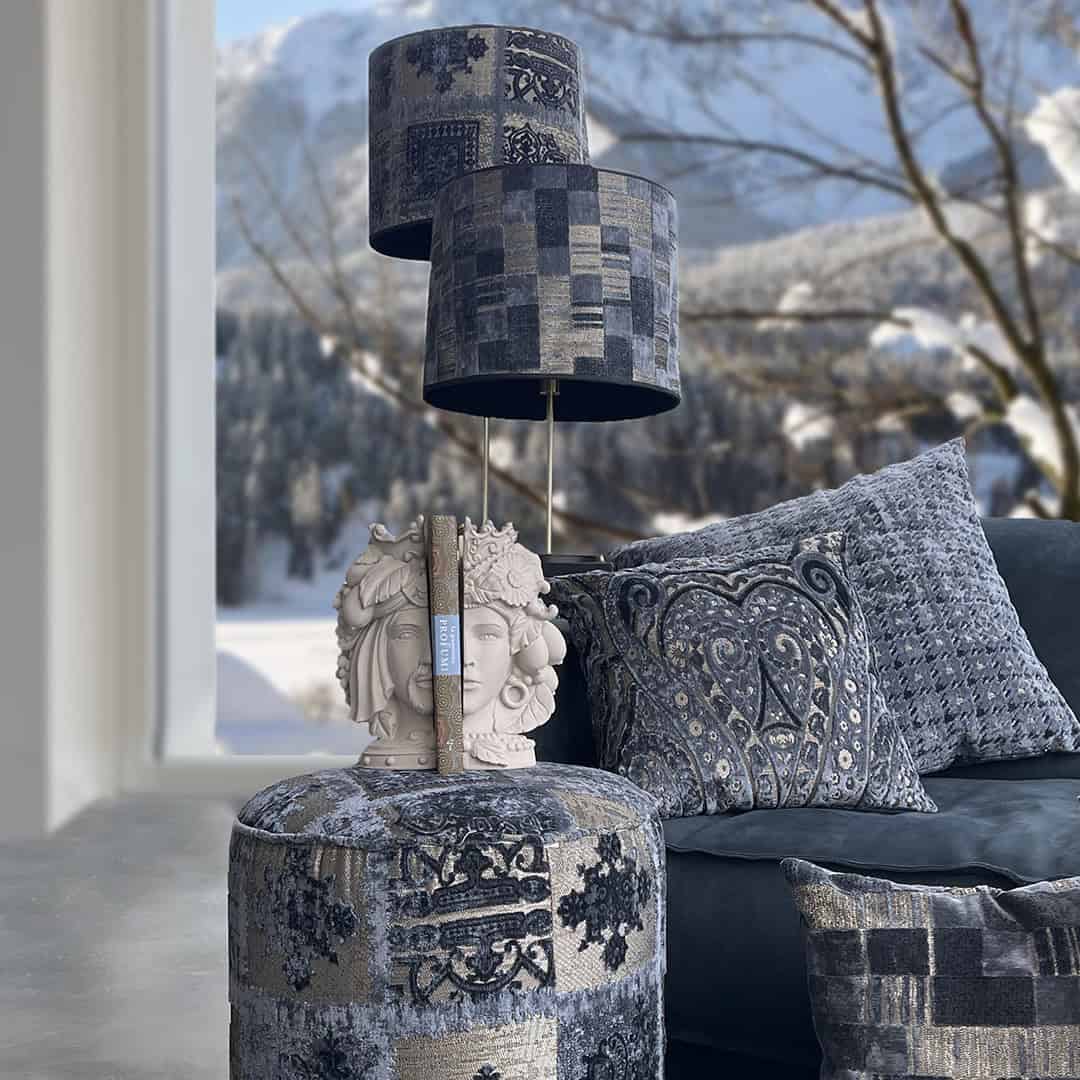 הדום/פוף קטיפה עגול אלגנטי במגוון דגמים - Sartoria | ריבועים