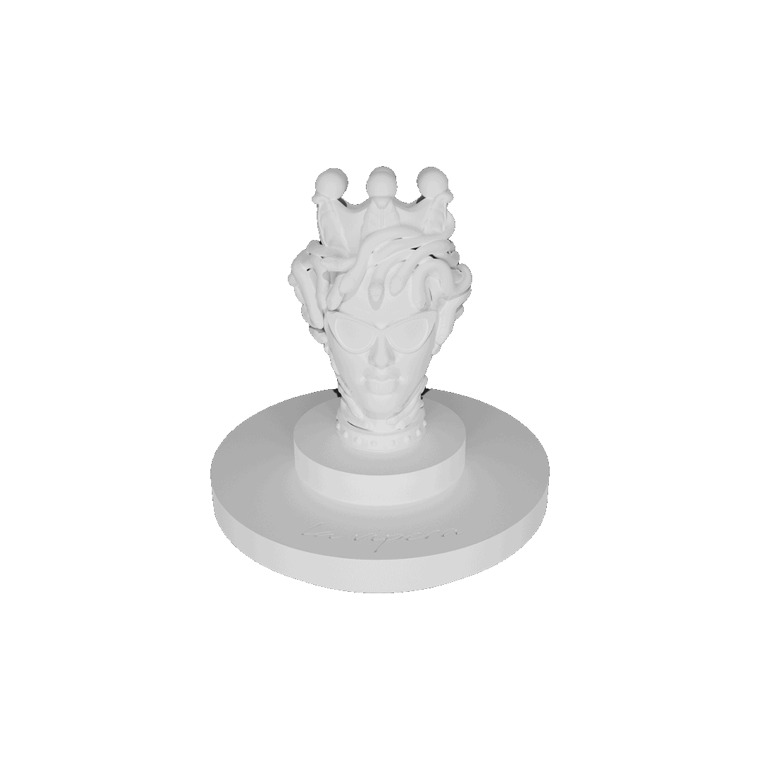 פסלון לשולחן במגוון צבעים - לבן | LA VIPERA