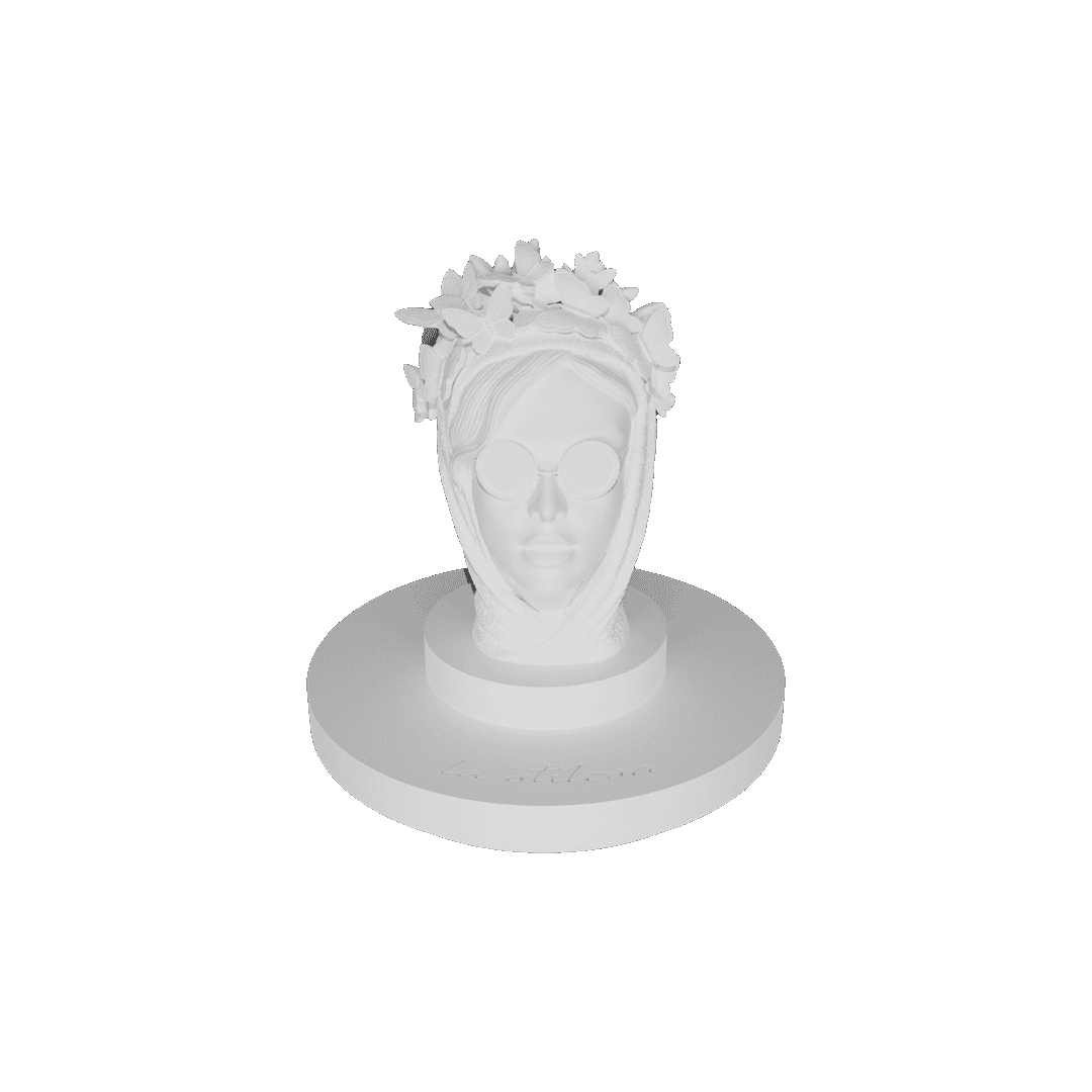 פסלון לשולחן במגוון צבעים - לבן | LA STILOSA