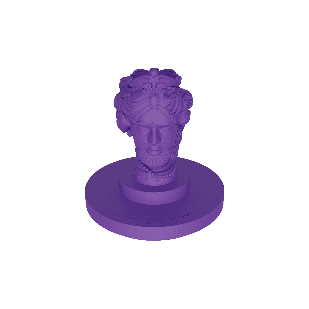 פסלון לשולחן במגוון צבעים - סגול | IL TRASGRESSIVO