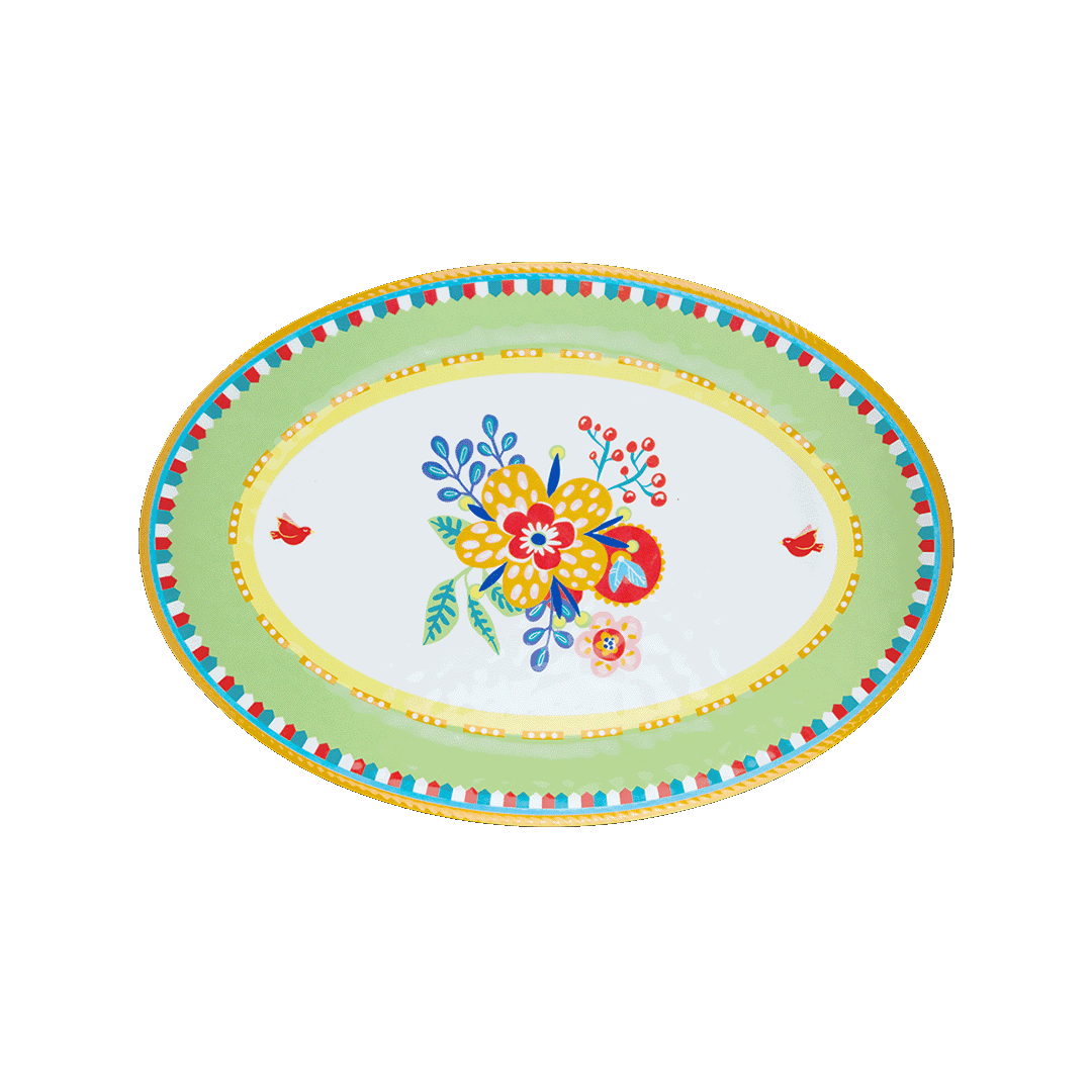 צלחת הגשה אובלית  - Mamma Mia