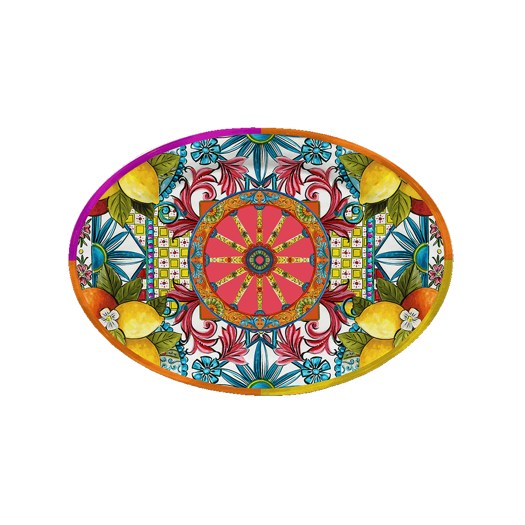 צלחת הגשה אובלית - Ortigia