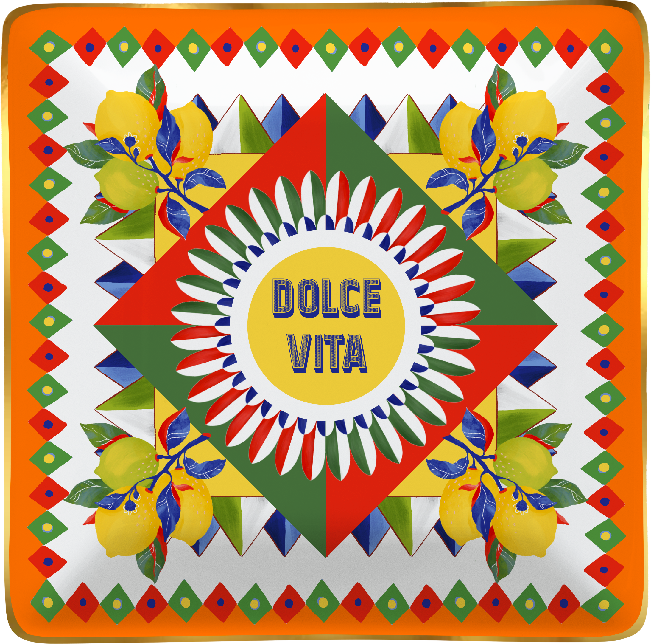 צלוחית מרובעת - Dolce Vita | 15x15