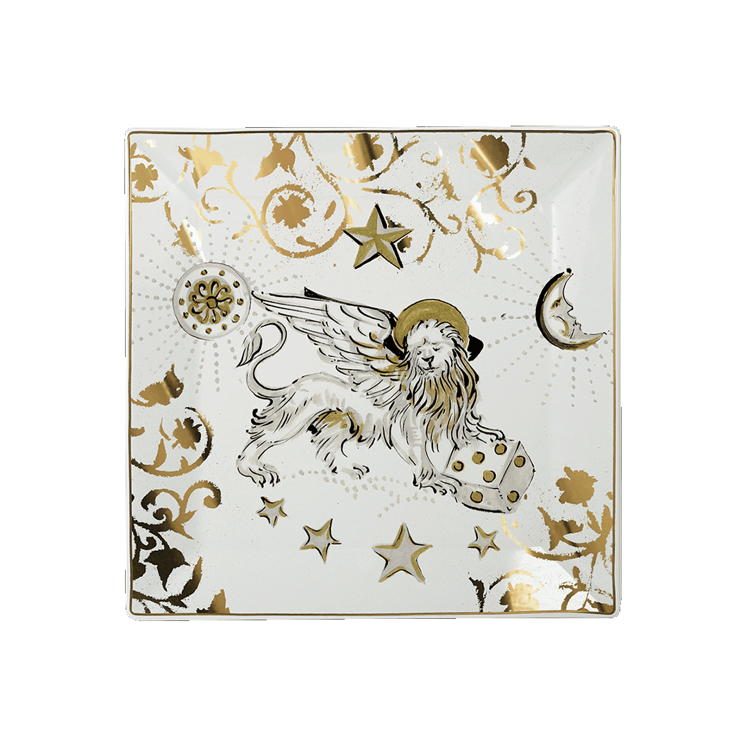 צלוחית מרובעת במגוון דגמים - LION