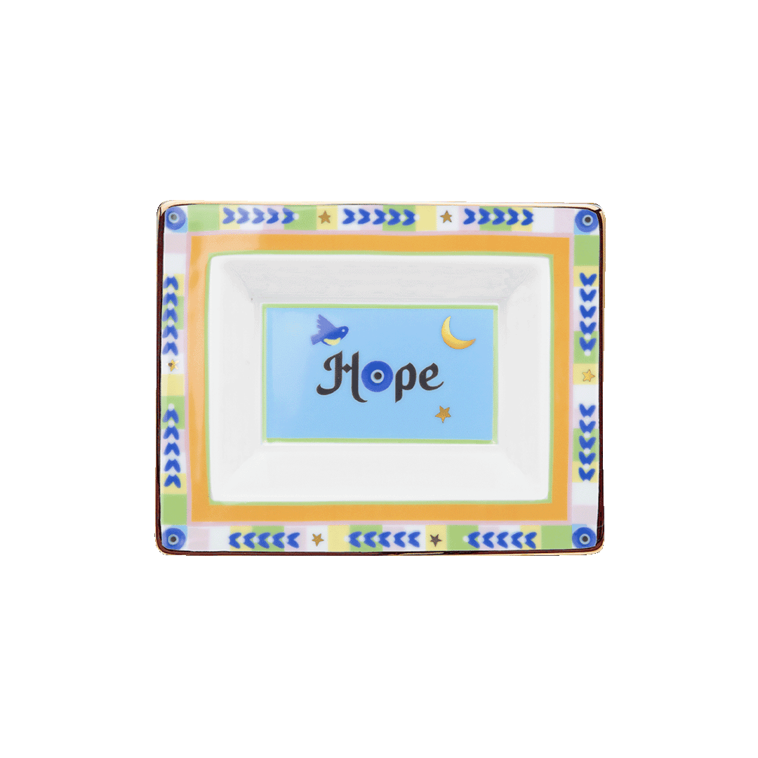 צלוחית מלבנית - HOPE | 15.5X19.5