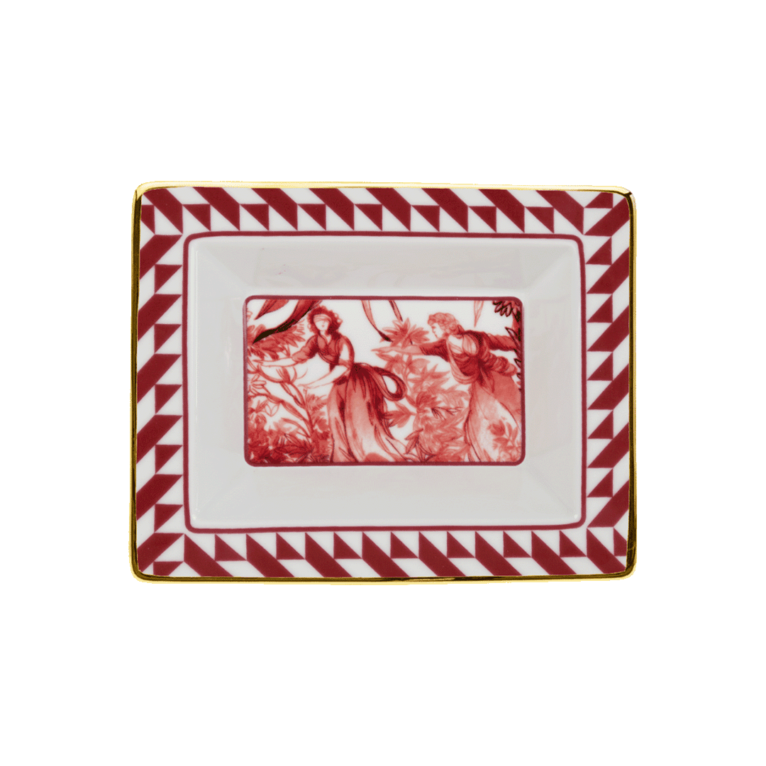 צלוחית מלבנית - Le rouge | 15.5X19.5