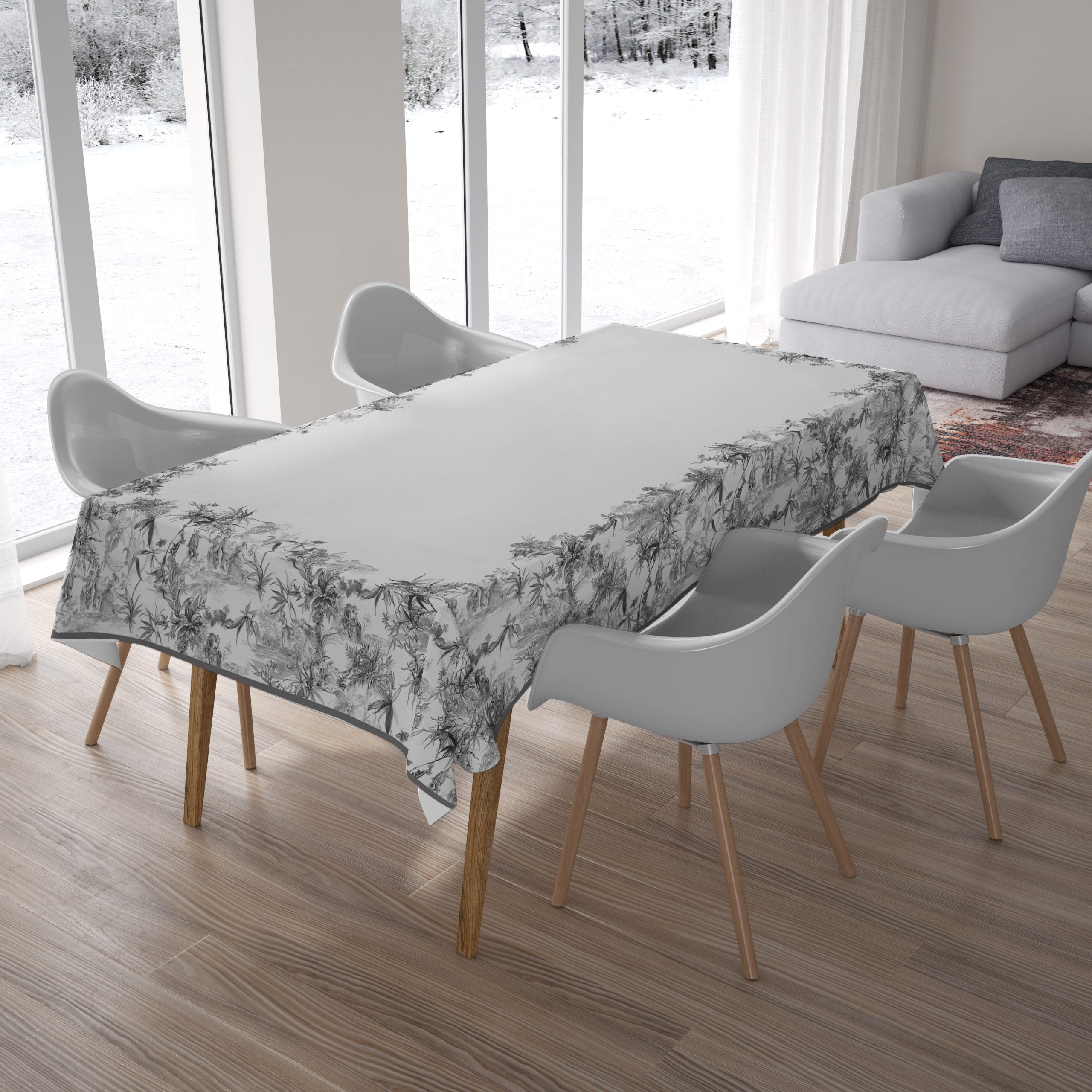 מפת שולחן מלבנית - CLASSIC | 160X240 | לבן