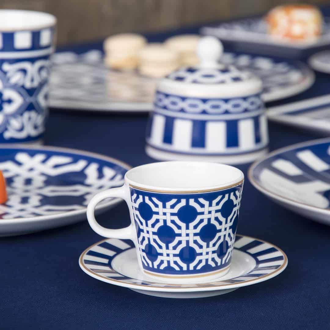 סט 2 ספלים עם תחתיות - Infinity