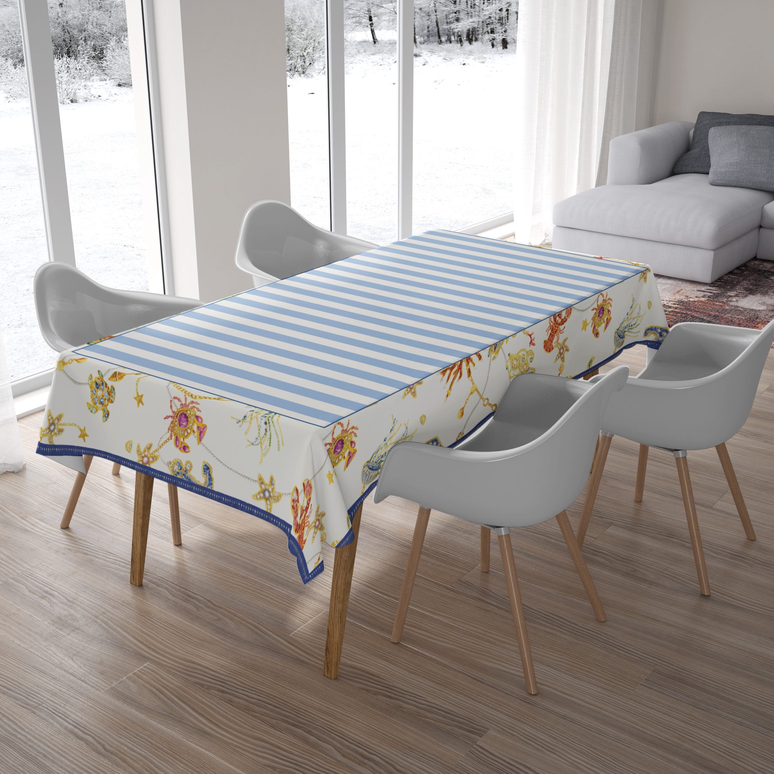 מפת שולחן דוחה כתמים מלבנית - Portofino | 160X240