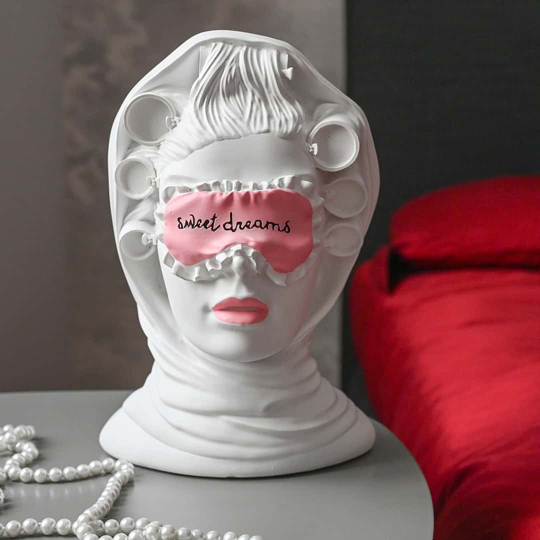 ראש דקורטיבי במגוון צבעים - לבן | LA SOGNATRICE