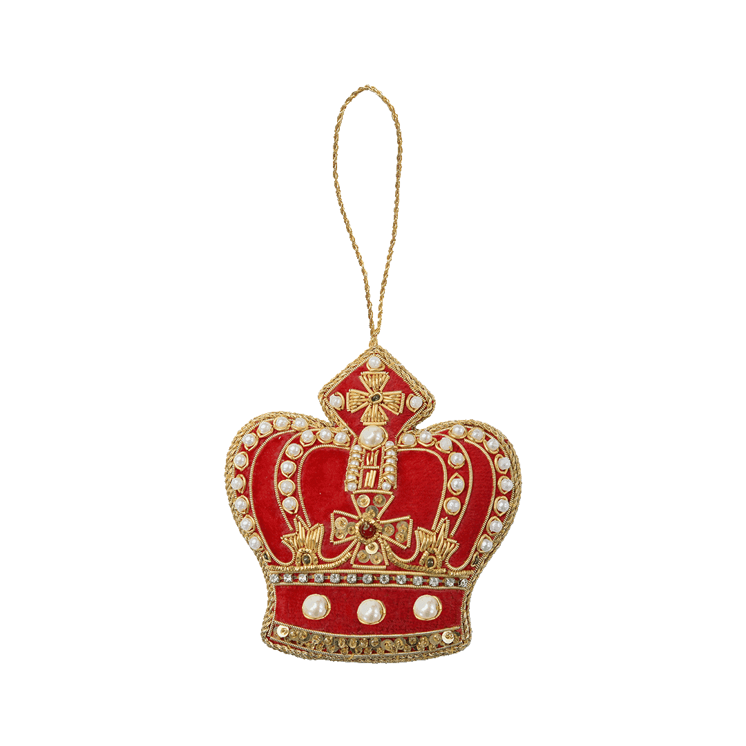 קישוט רקום ביד - כתר