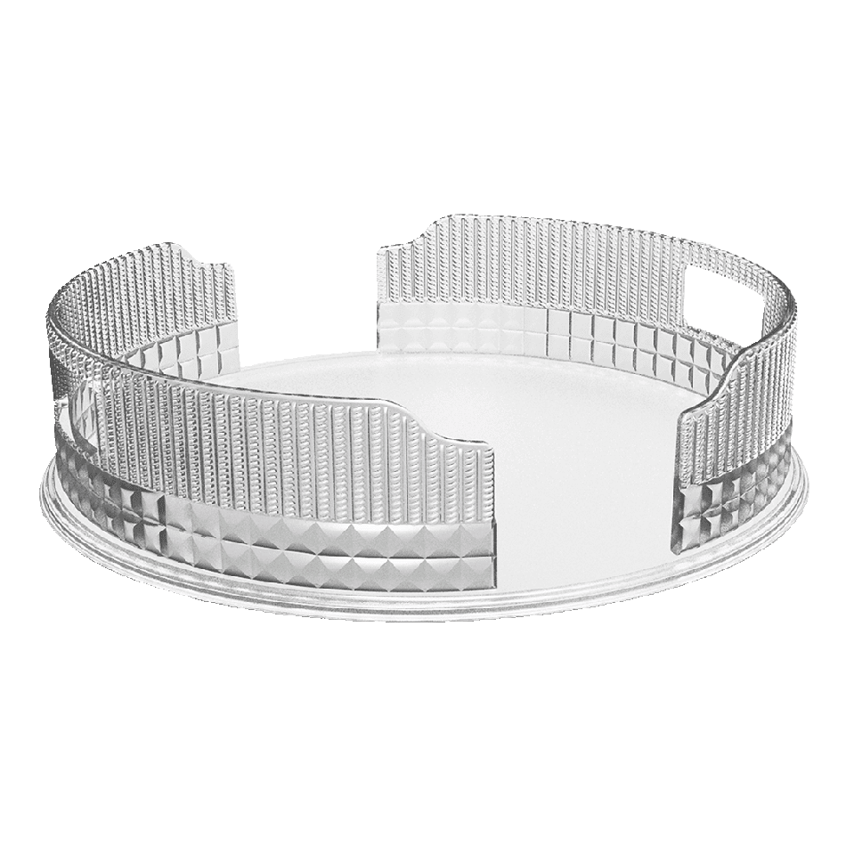 מעמד צלחות שקוף